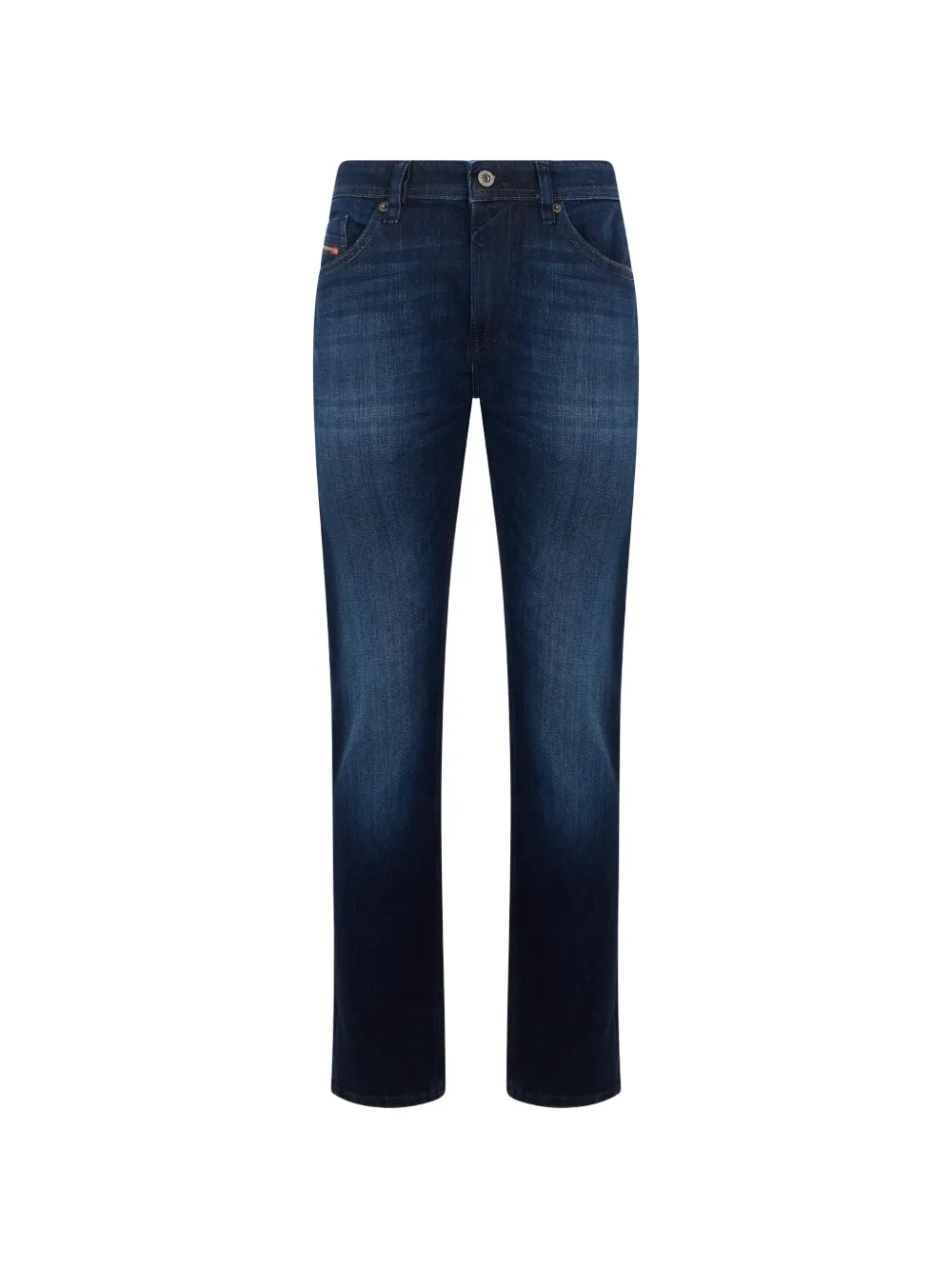 Diesel whiskering-effect jeans - Blu