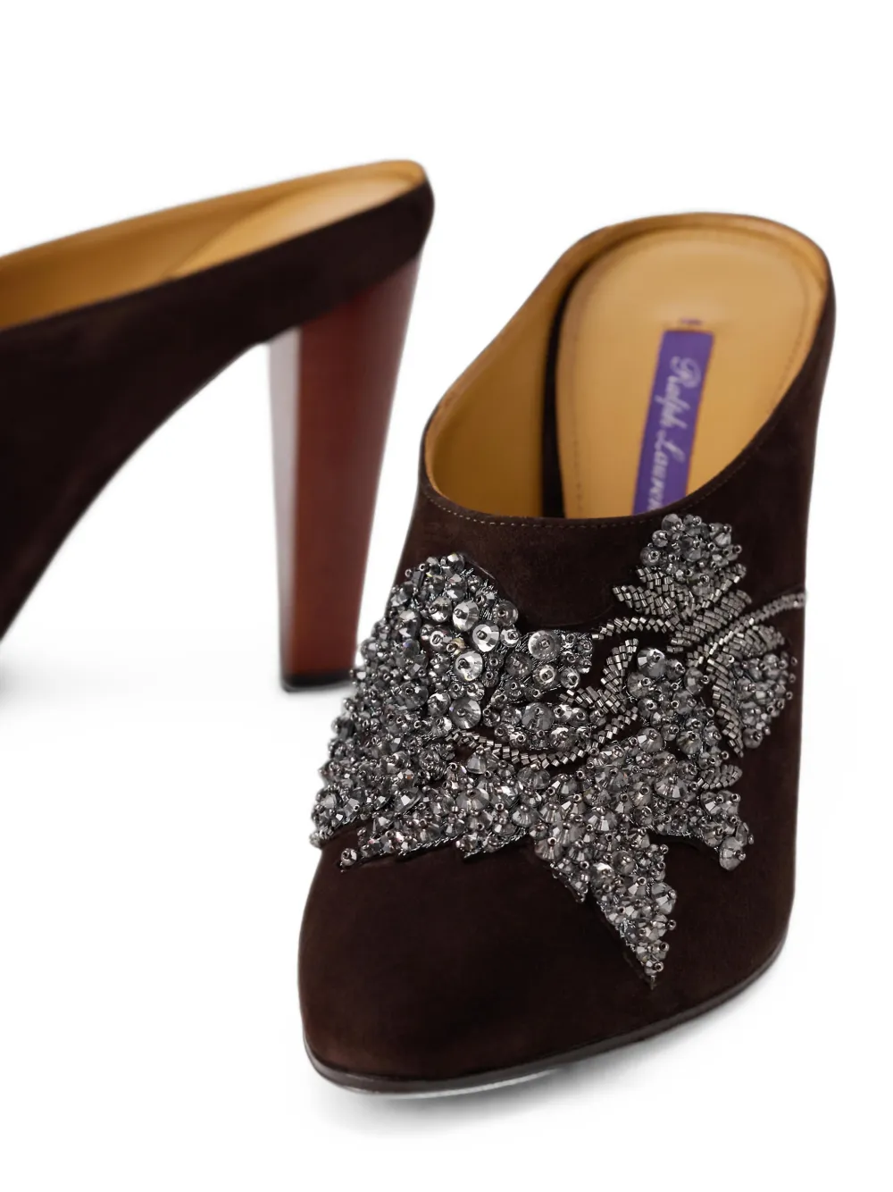 Ralph Lauren Collection Ashtyn heeled mules Bruin