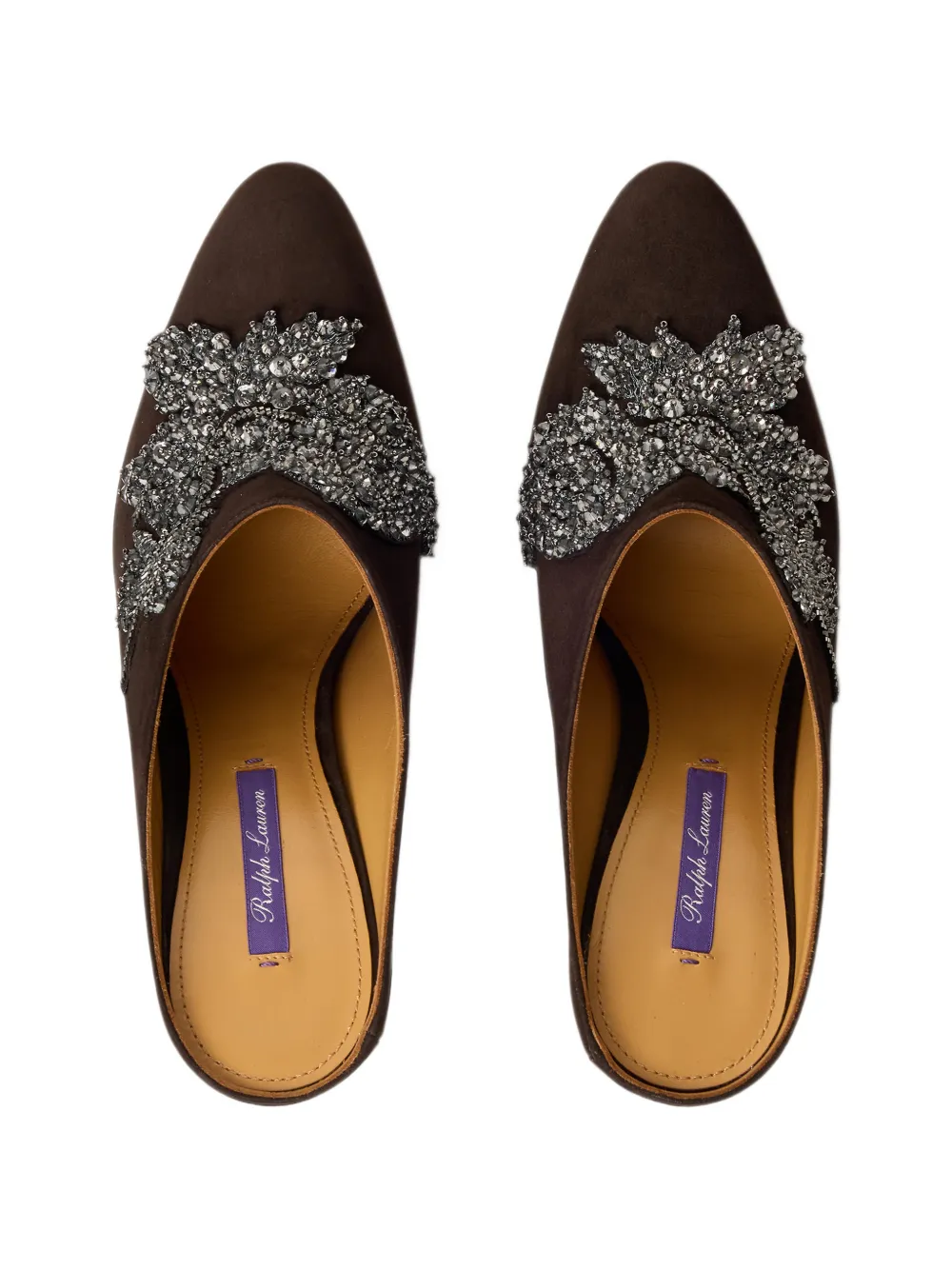 Ralph Lauren Collection Ashtyn heeled mules Bruin
