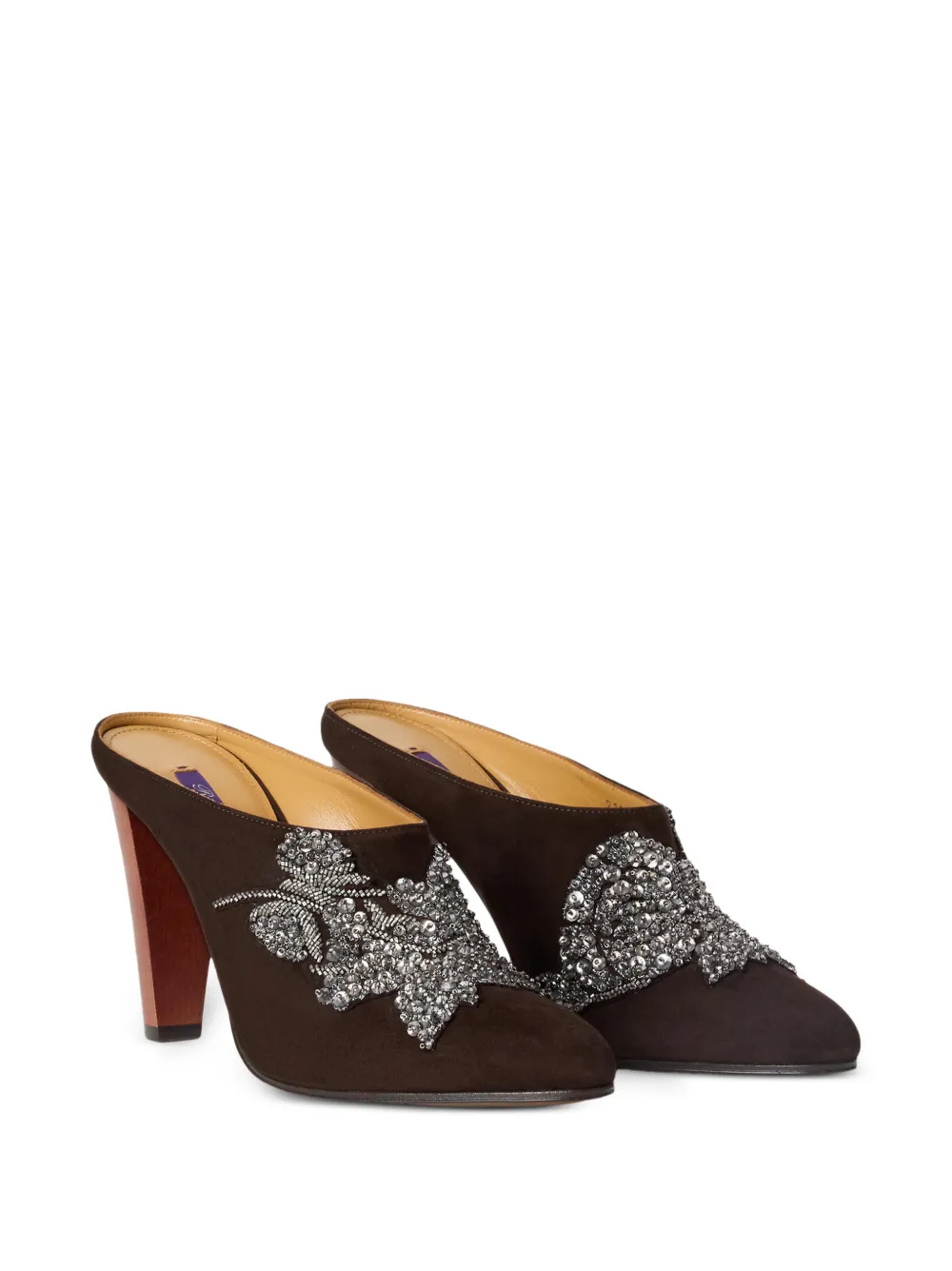Ralph Lauren Collection Ashtyn heeled mules Bruin