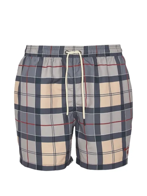 Barbour Tartan swim shorts