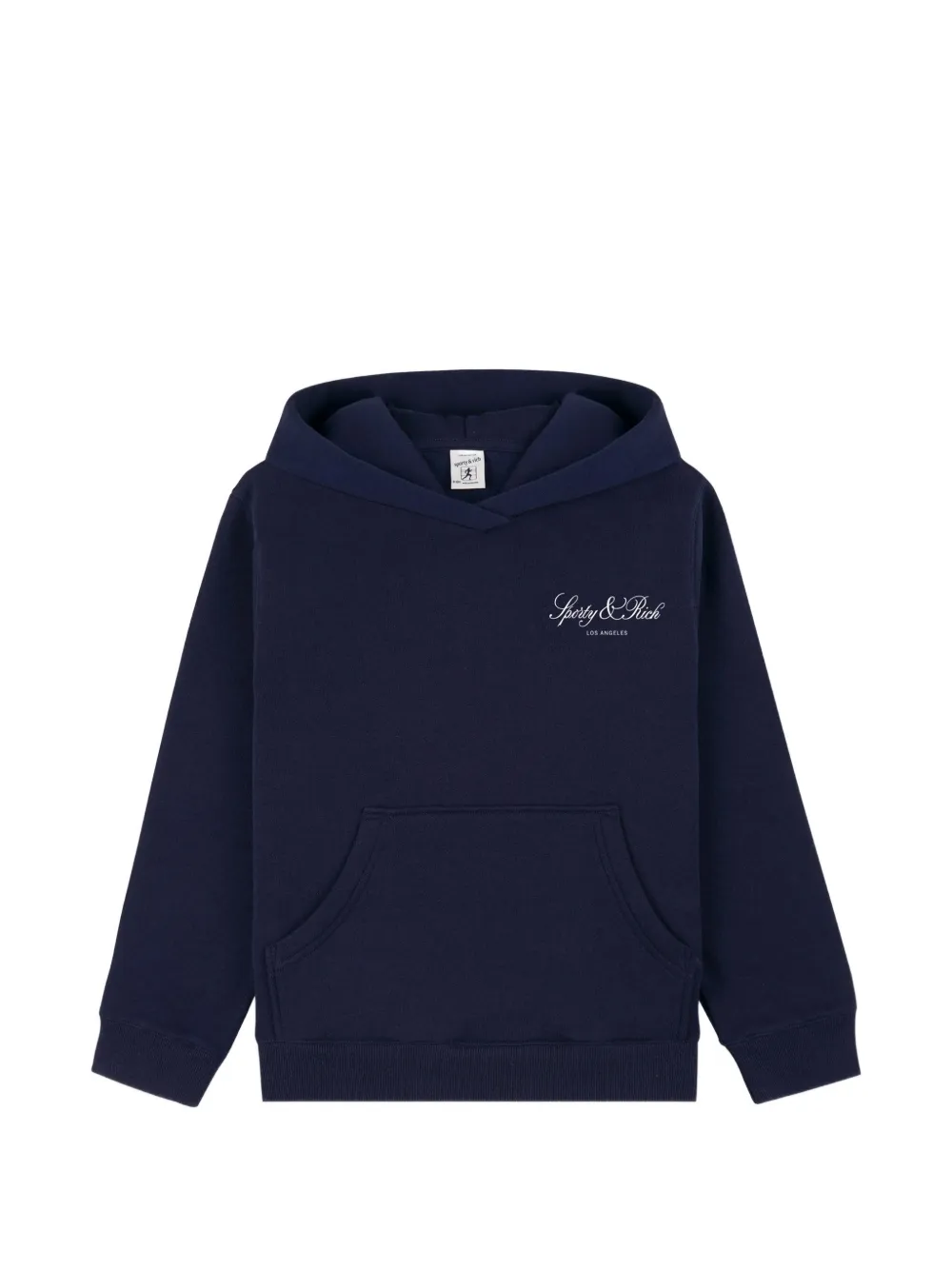 SPORTY & RICH KIDS logo-print hoodie - Blu
