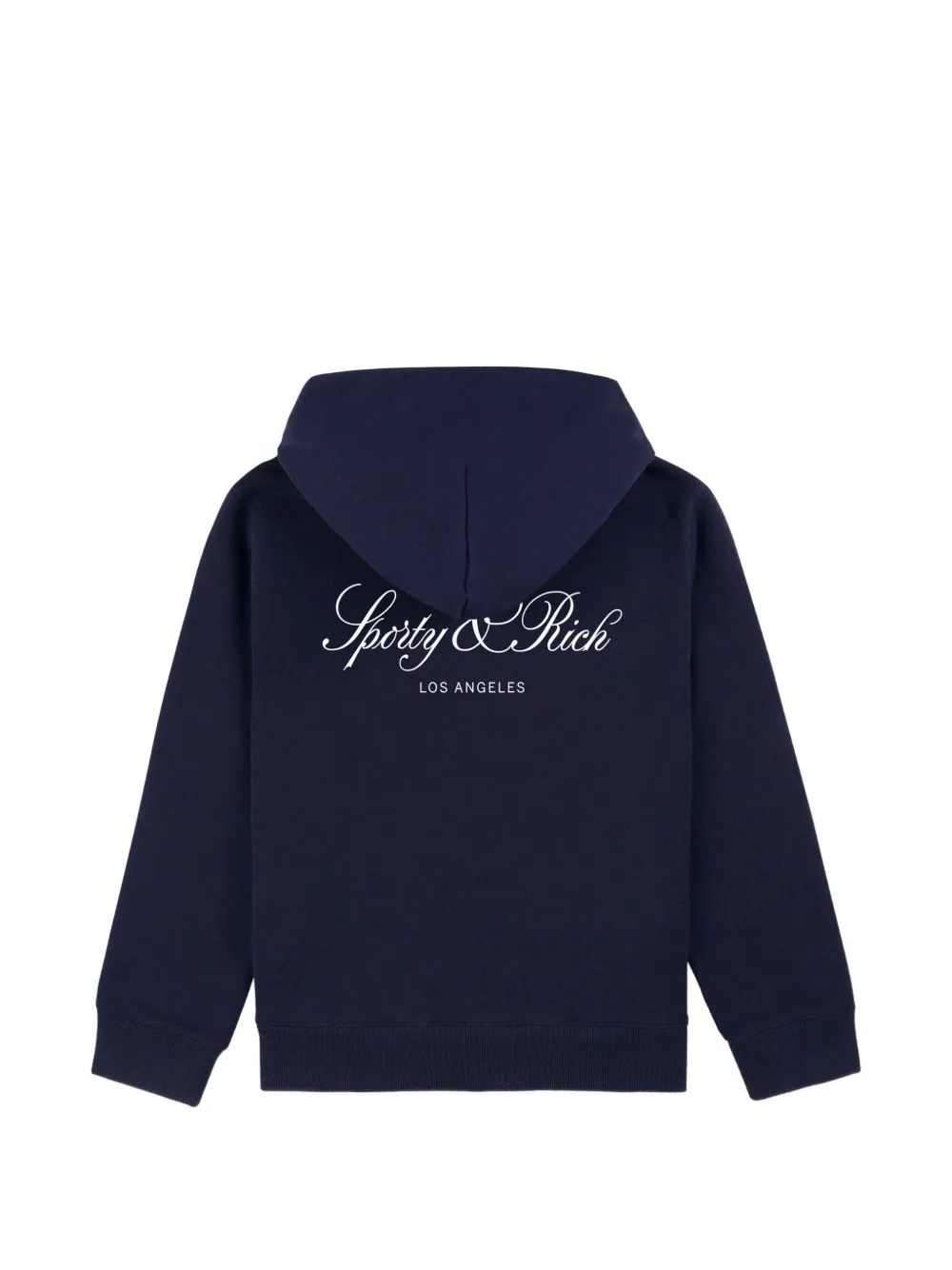SPORTY & RICH KIDS Hoodie met logoprint Blauw