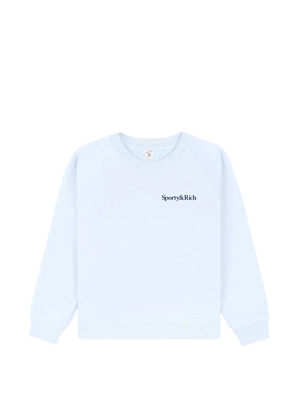 SPORTY & RICH KIDS Play Tennis raglan-sleeve crew-neck sweater - Blu