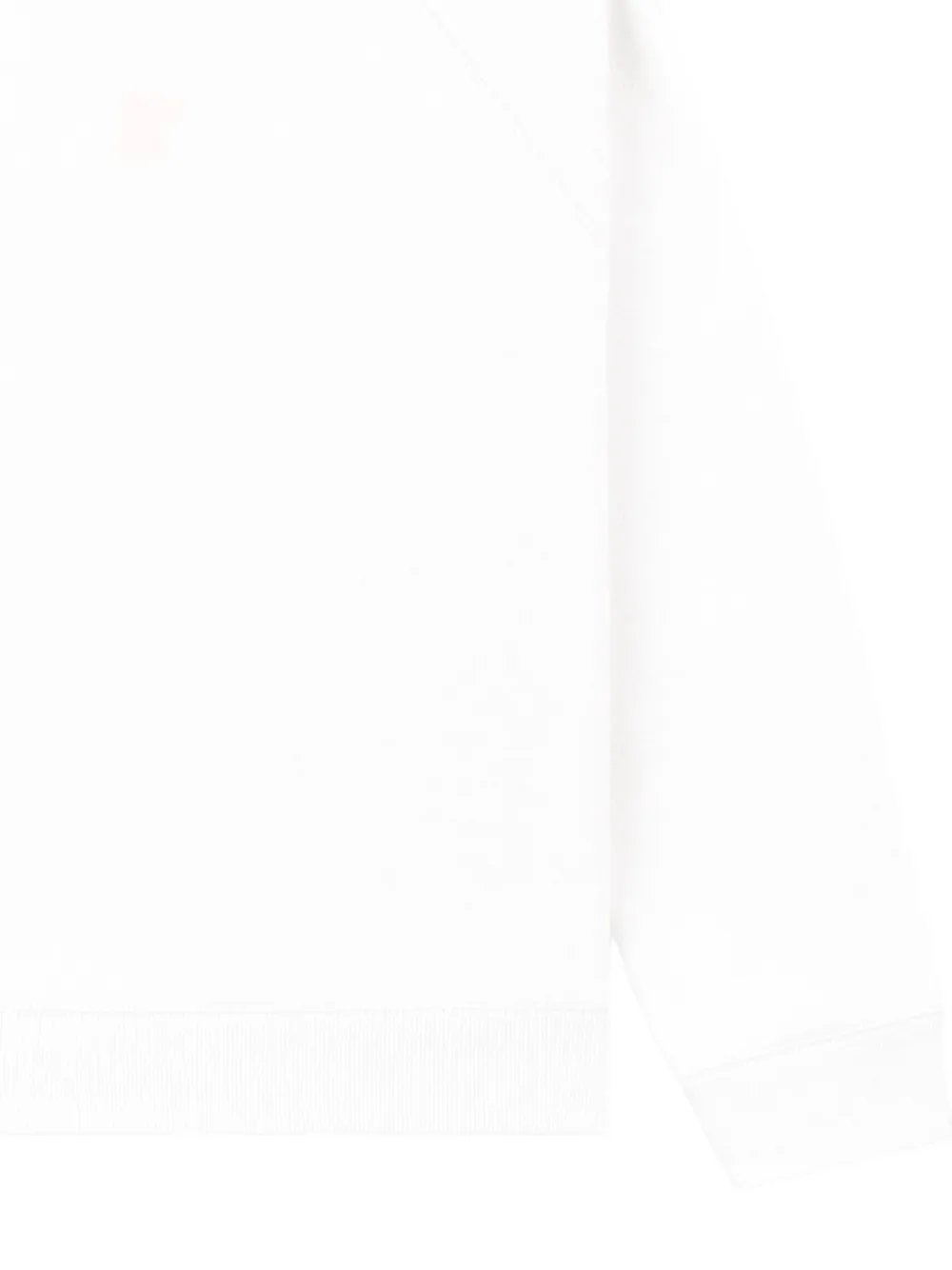 SPORTY & RICH KIDS Sweater met logoprint en raglan mouwen Wit