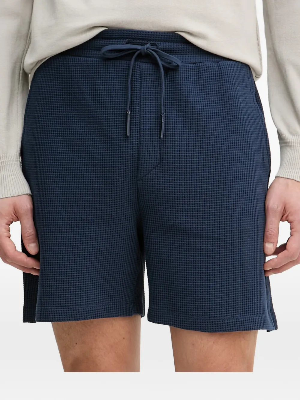 Trussardi waffle-knit drawstring shorts - Blu