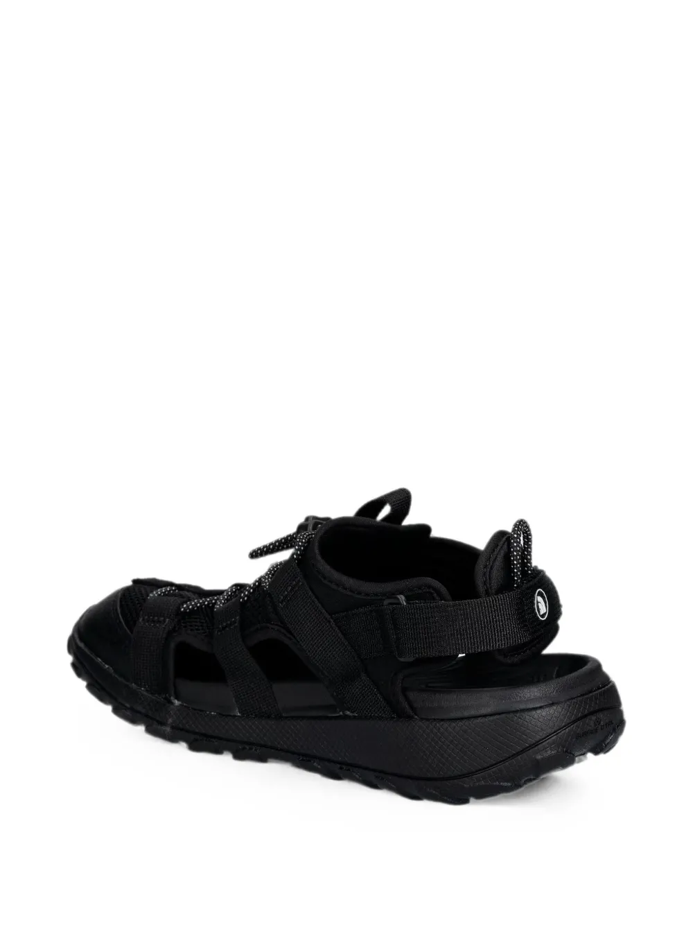 The North Face Kids Explore Camp logo-print sandals Zwart