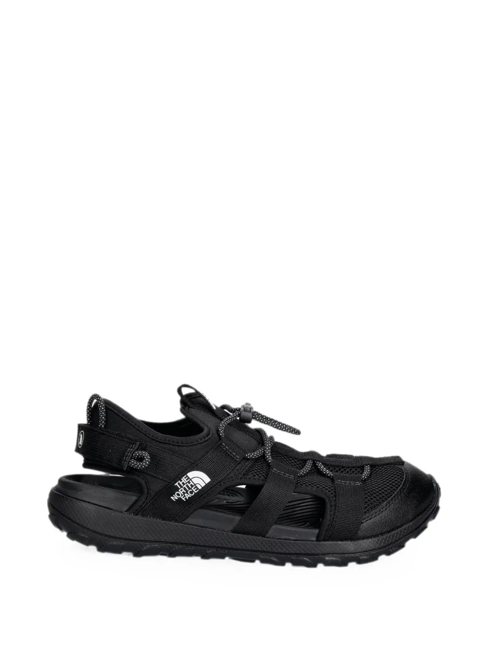 The North Face Kids Explore Camp logo-print sandals Zwart
