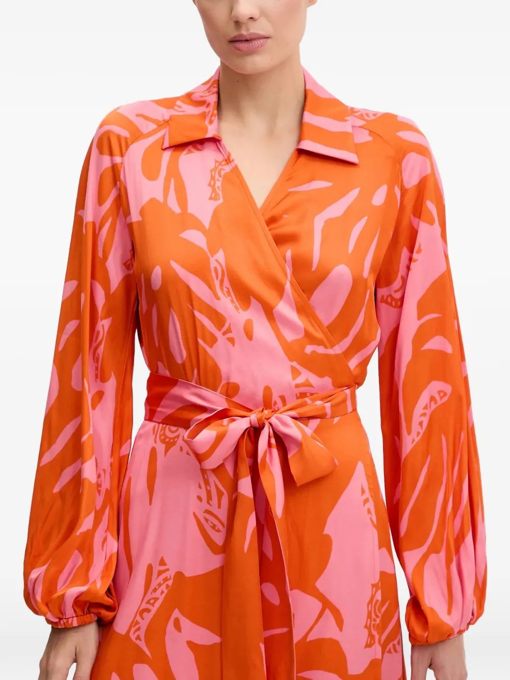 Sportalm abstract-print wrap dress