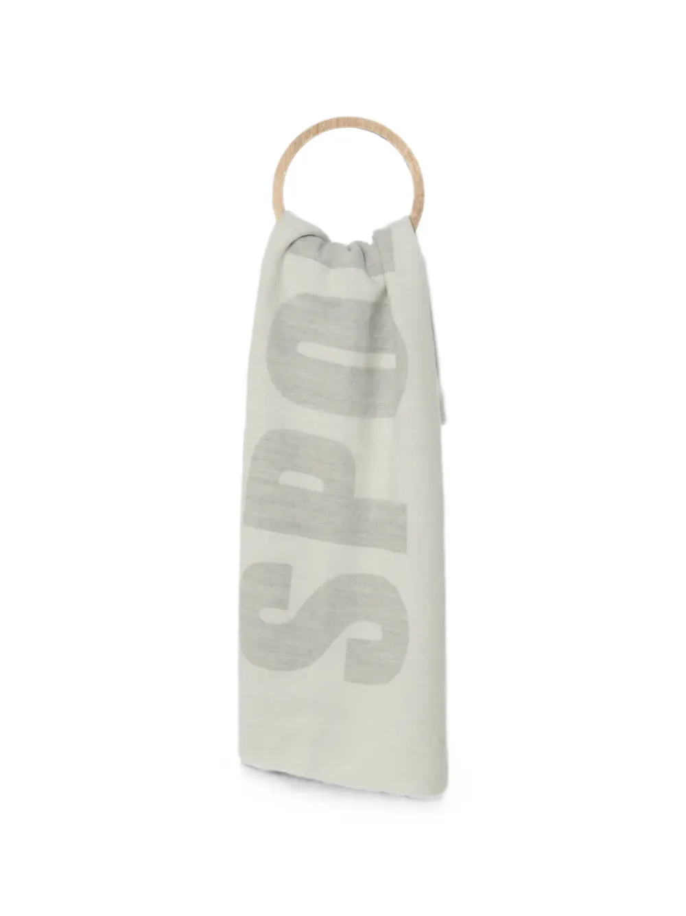 Sportalm logo-print scarf - Bianco