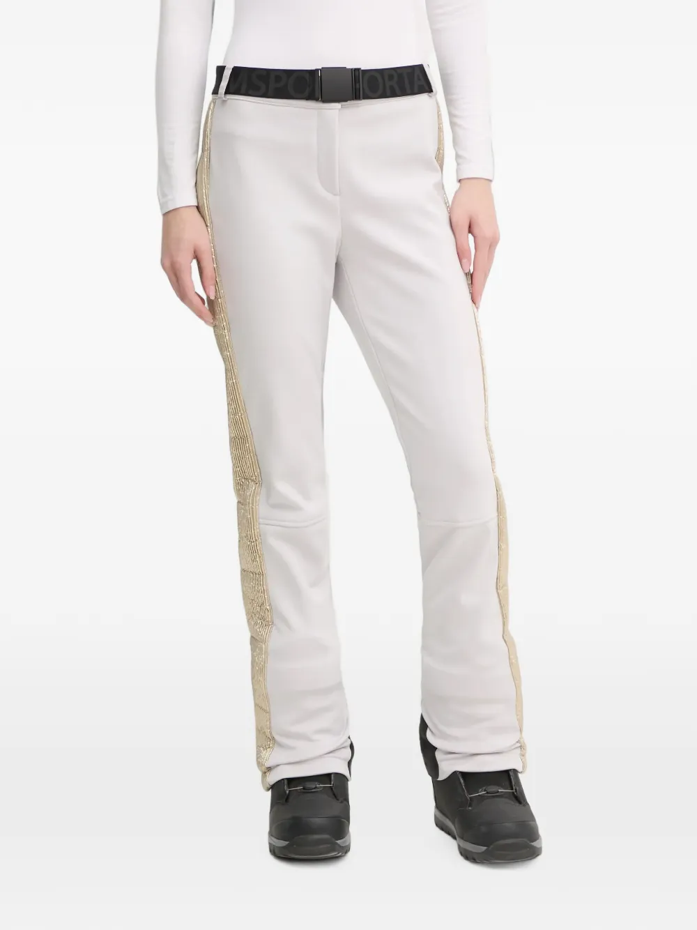 Sportalm San Jose logo-belt side-stripe ski pants