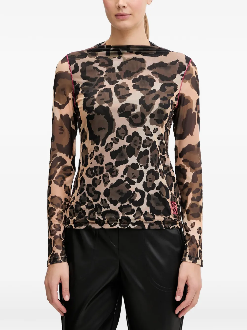 Sportalm Tamarin leopard-print top