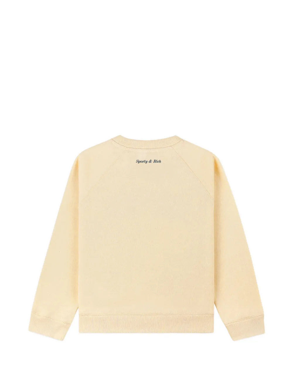 SPORTY & RICH KIDS Sweater met raglan mouwen en tekst Geel