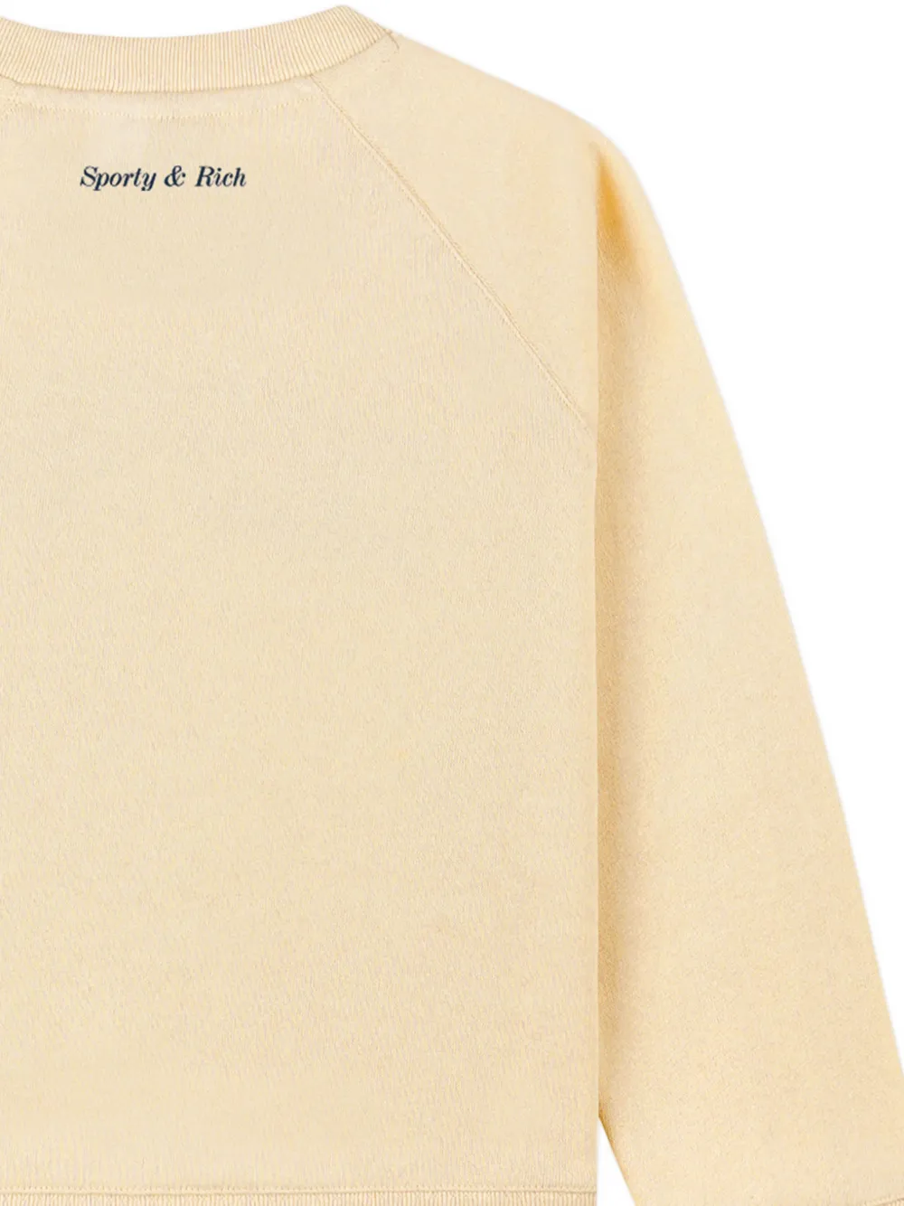 SPORTY & RICH KIDS Sweater met raglan mouwen en tekst Geel