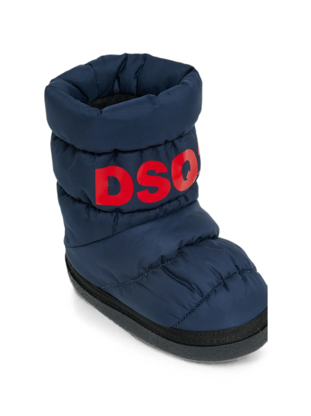 DSQUARED2 KIDS Gewatteerde snowboots met logo-print Blauw