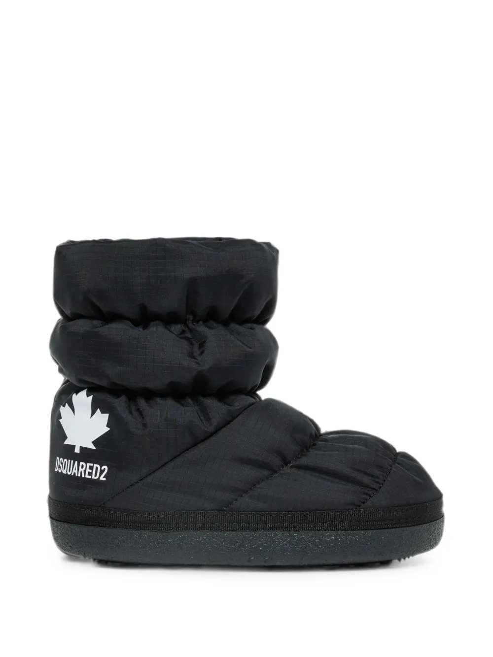 DSQUARED2 KIDS Laarzen met logoprint Zwart