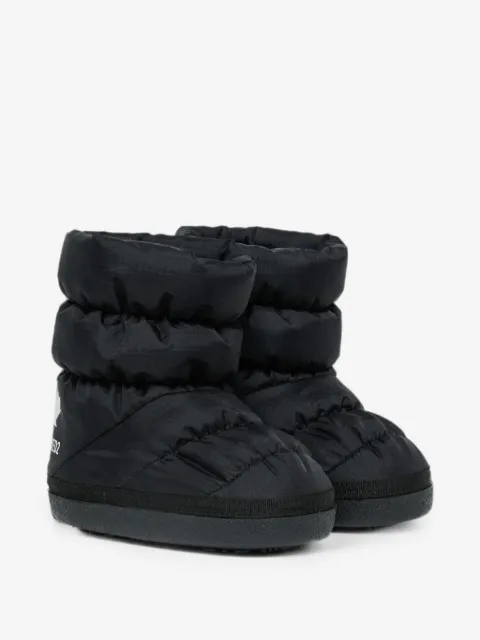 DSQUARED2 KIDS logo-print padded boots