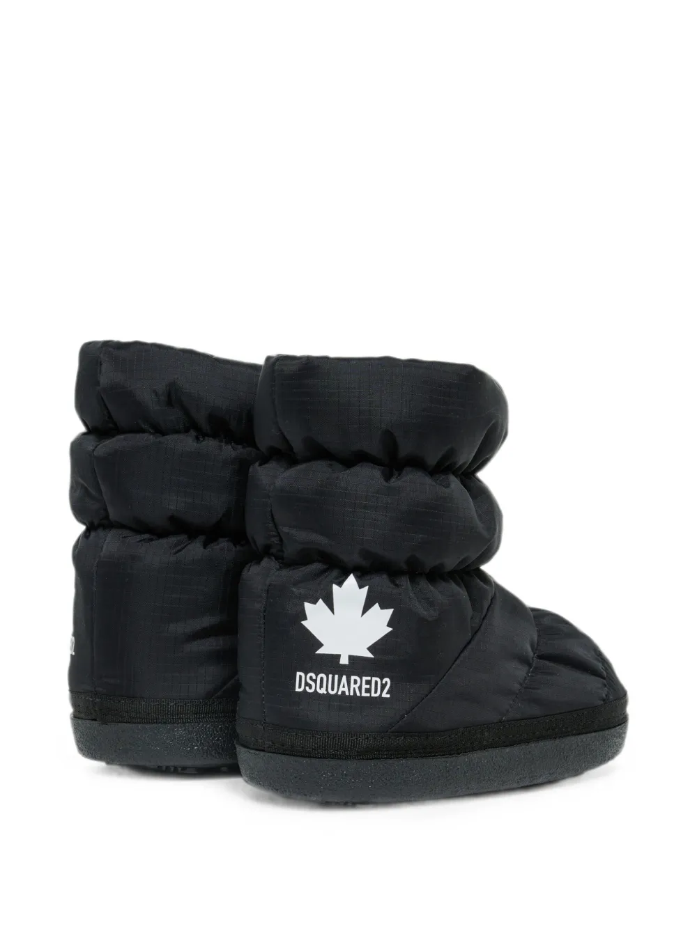 DSQUARED2 KIDS Laarzen met logoprint Zwart