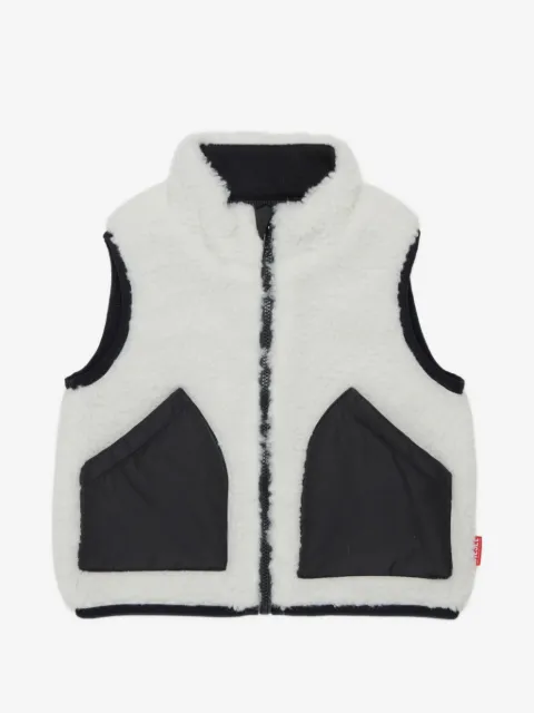 Diesel Kids gilet à logo brodé