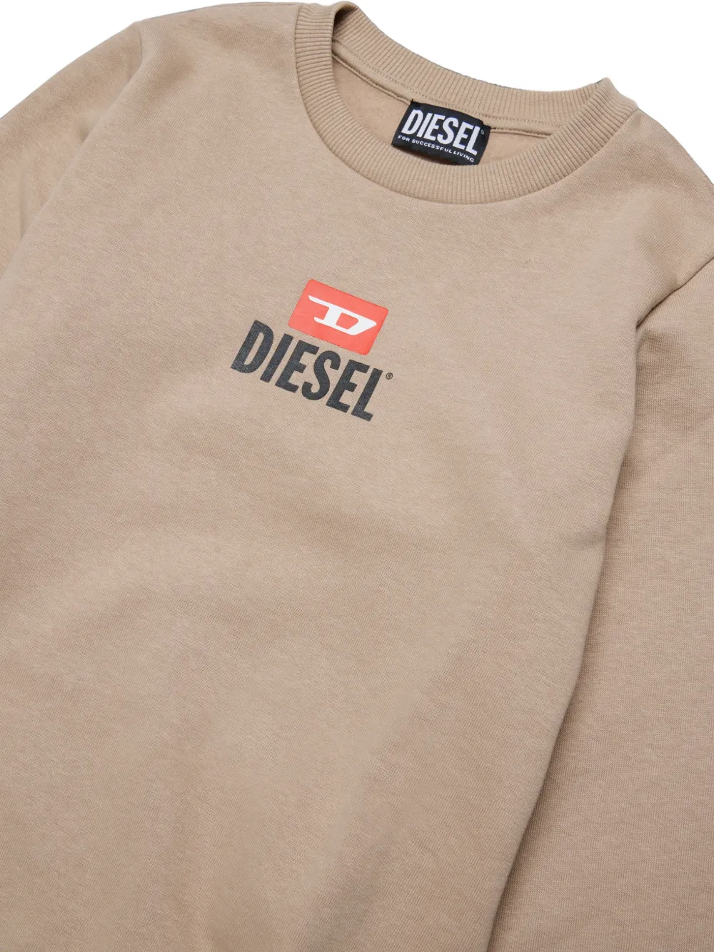 Diesel Kids Trainingspak met logoprint Beige