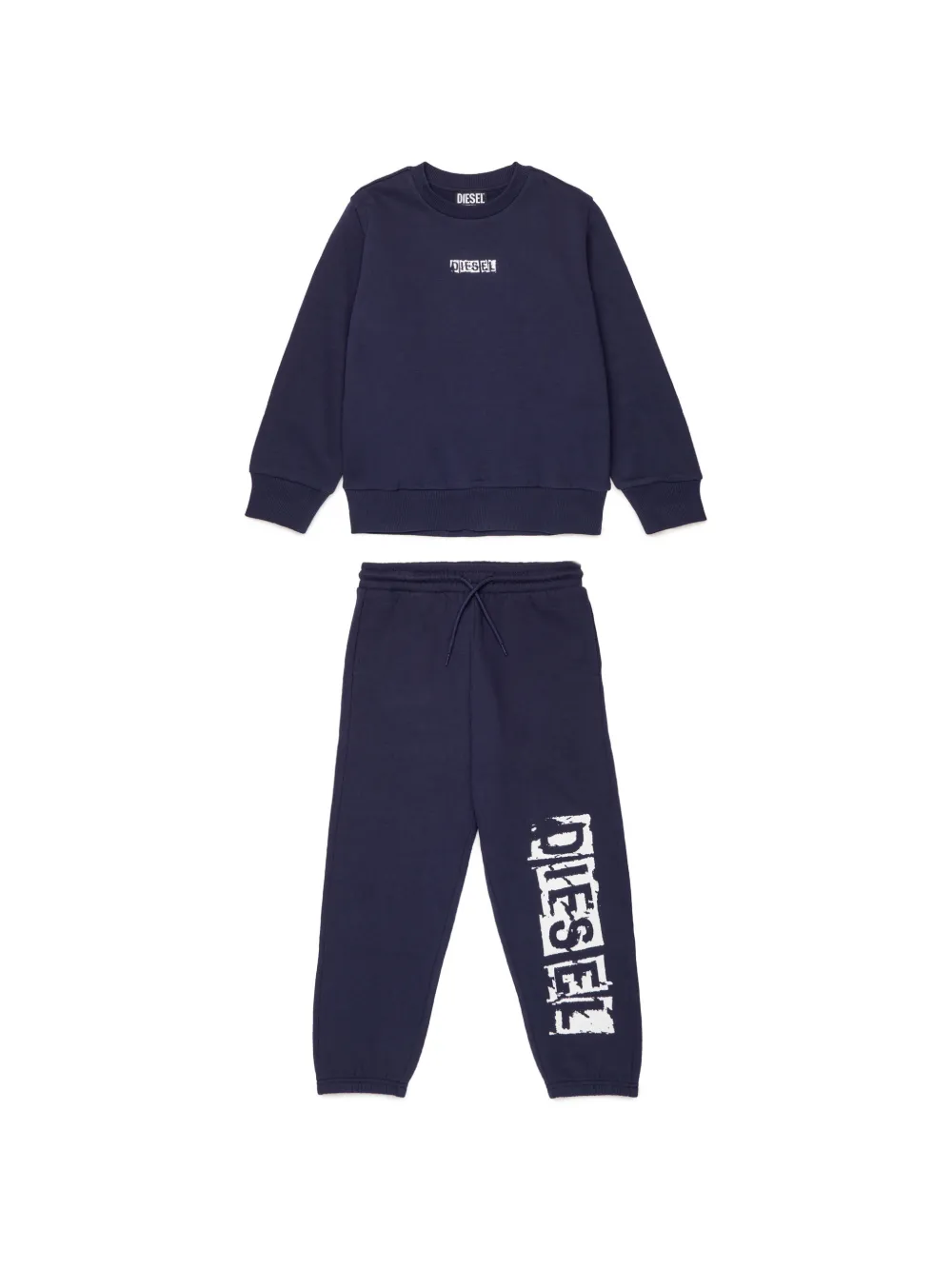 Diesel Kids logo-print tracksuit - Blu