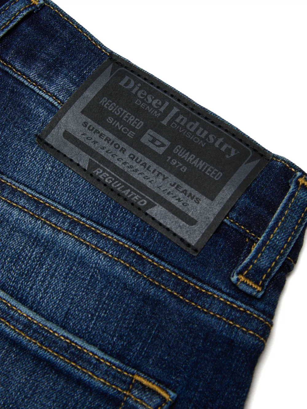 Diesel Kids D-Argix jeans met vervaagd effect Blauw