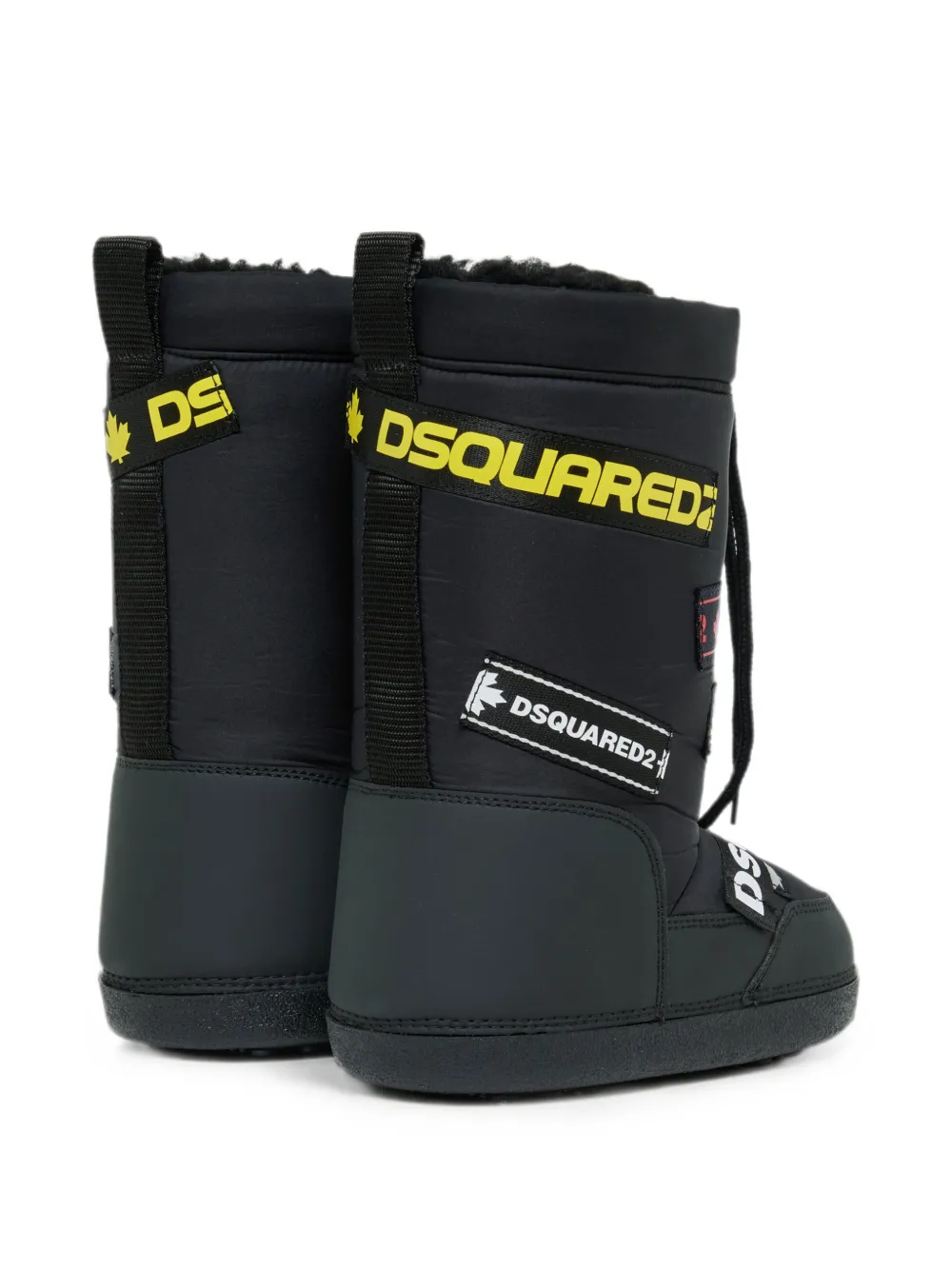 DSQUARED2 KIDS Snowboots met logopatch Zwart