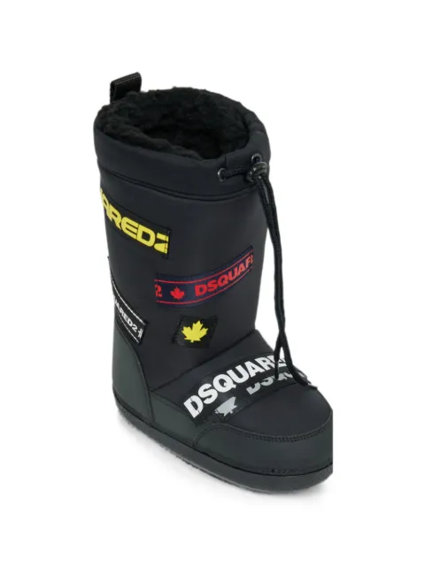 DSQUARED2 KIDS logo-patch snow boots