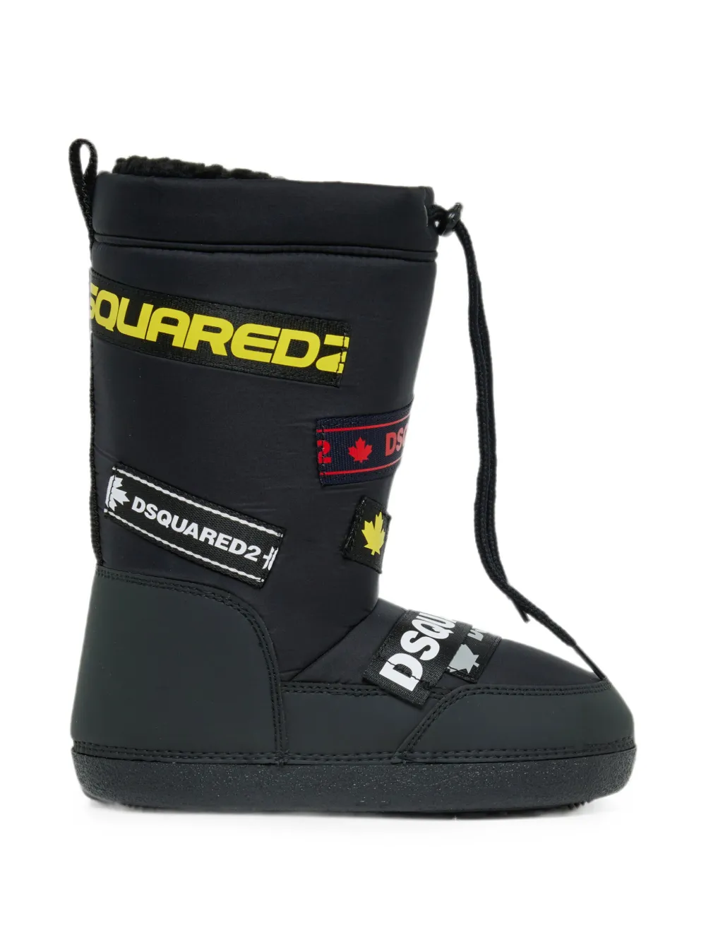 DSQUARED2 KIDS Snowboots met logopatch Zwart