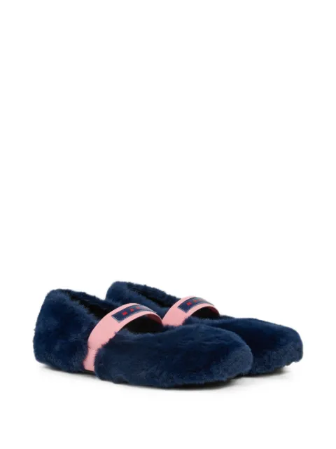 Marni Kids flats con tira elástica