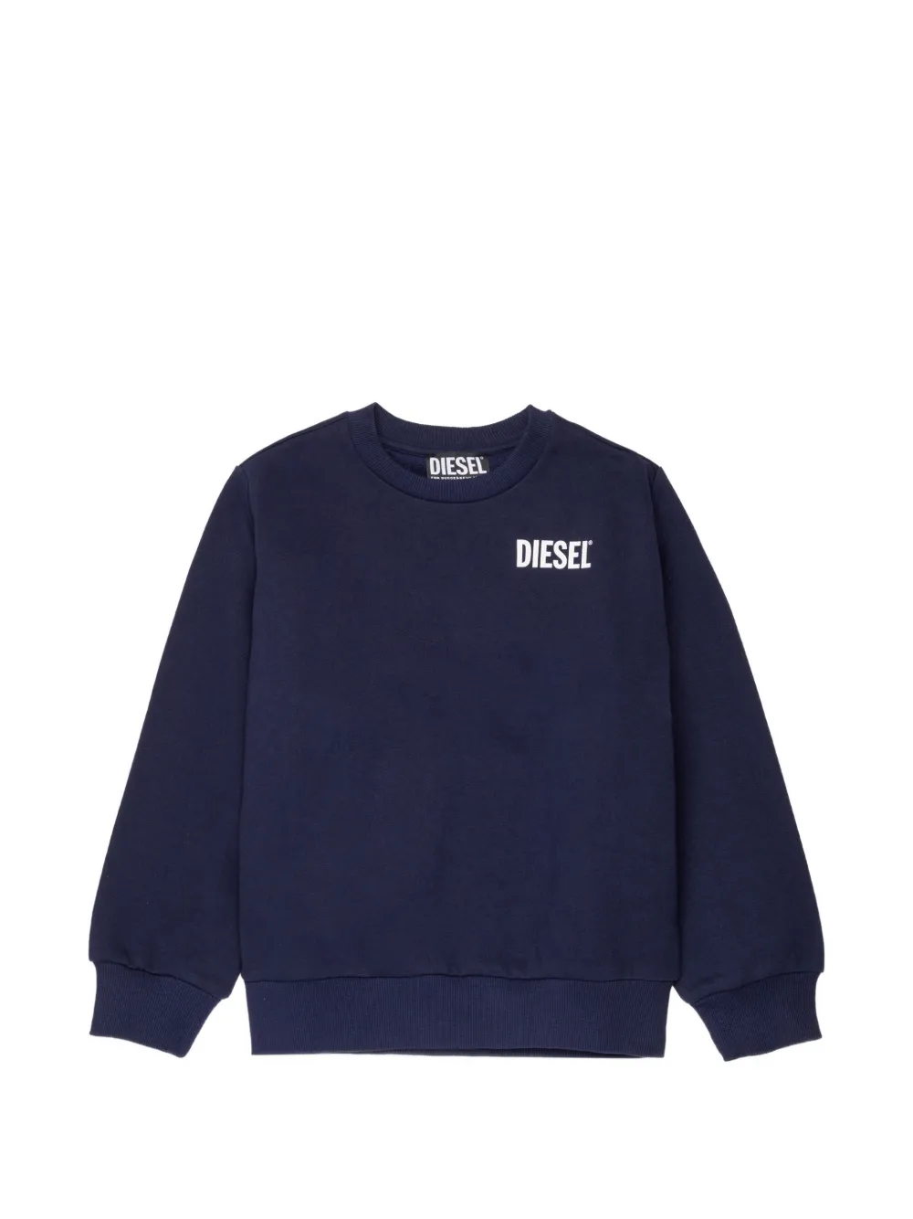 Diesel Kids logo-print sweatshirt - Blu