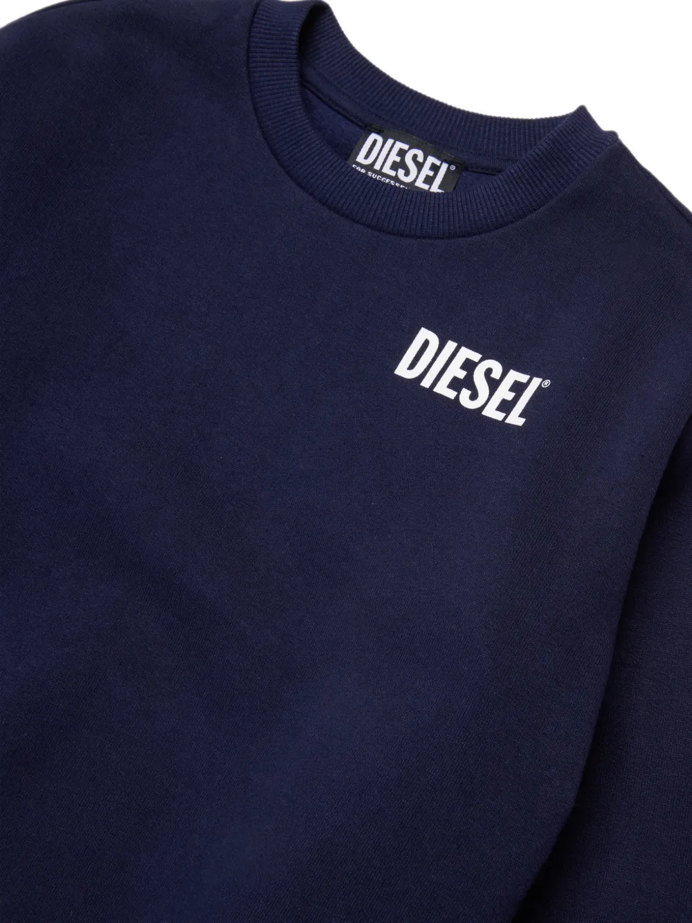 Diesel Kids logo-print sweatshirt Blauw