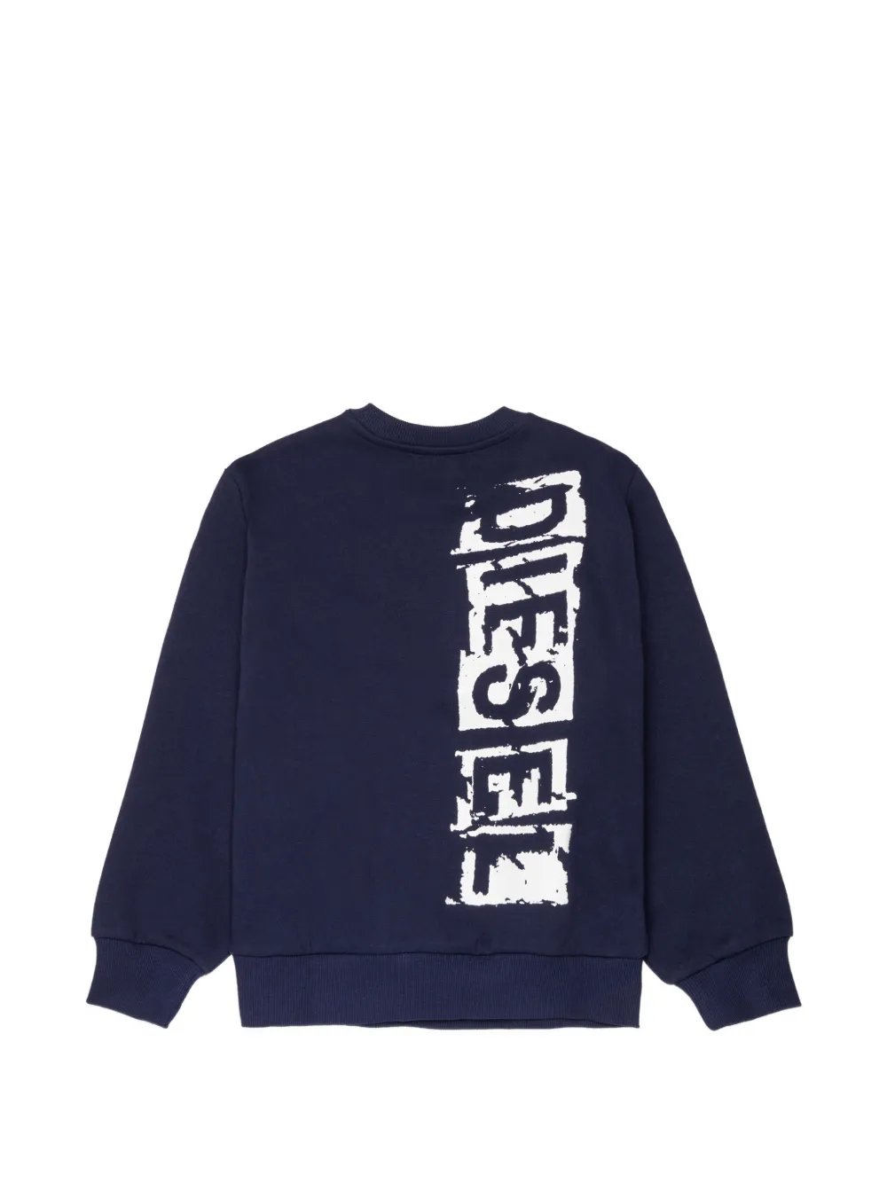 Diesel Kids logo-print sweatshirt Blauw