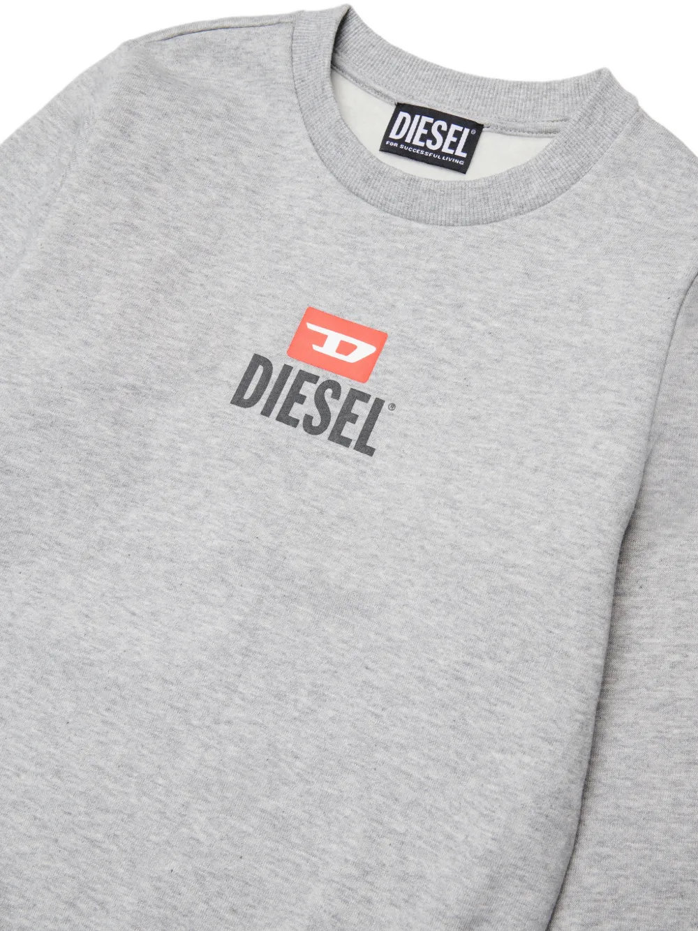 Diesel Kids logo-print sweatshirt Grijs