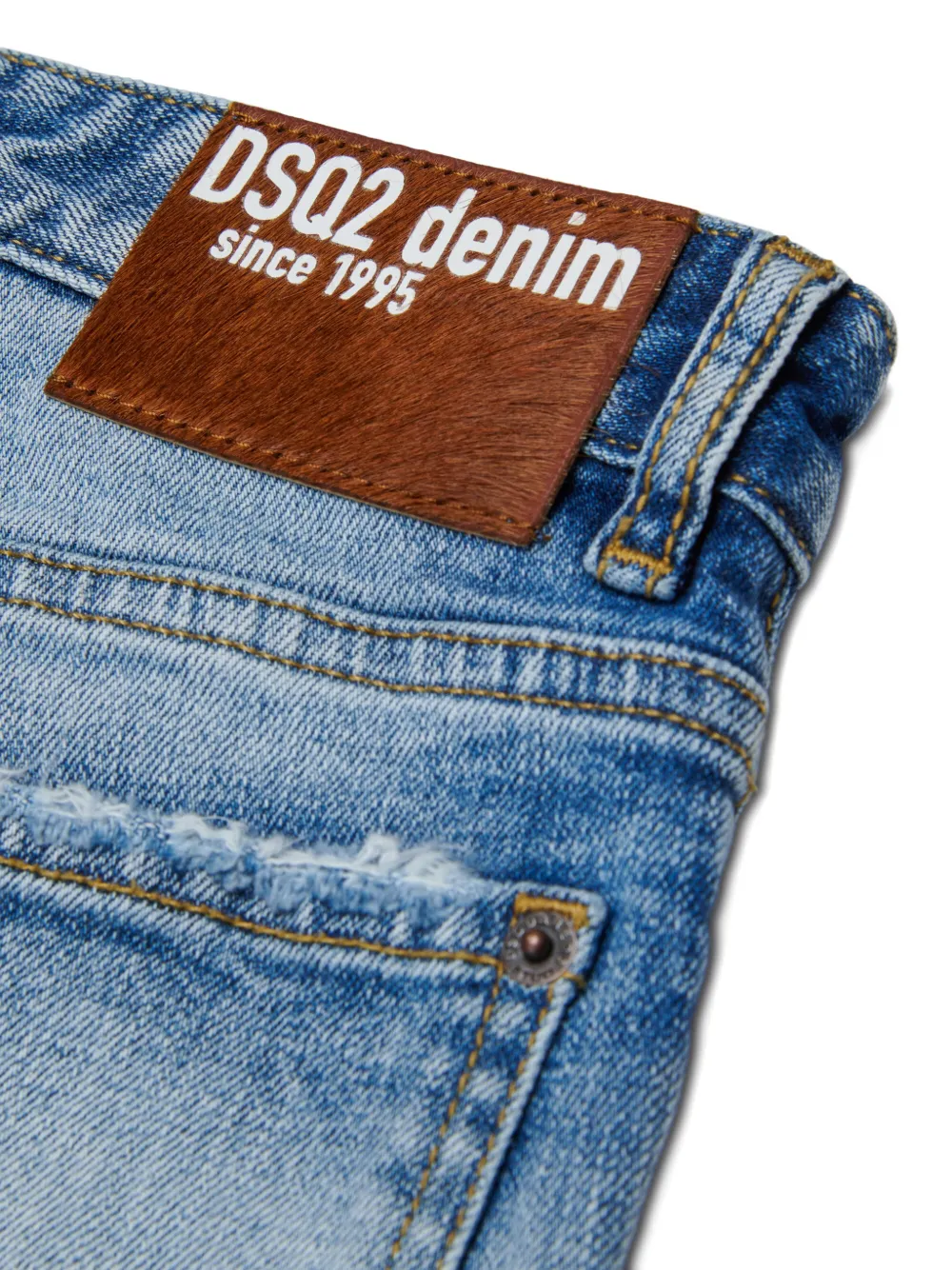DSQUARED2 KIDS Teddy Boy jeans Blauw