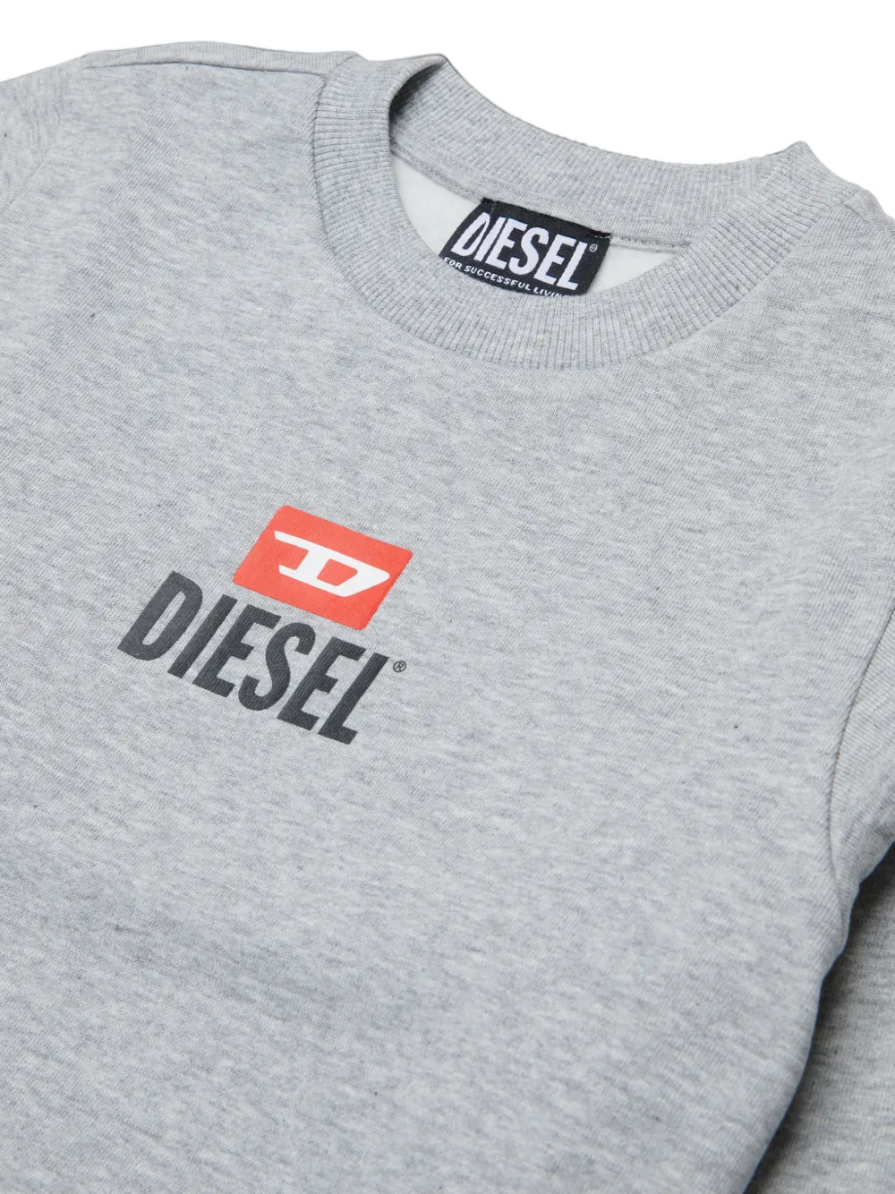 Diesel Kids Trainingspak met logoprint Grijs