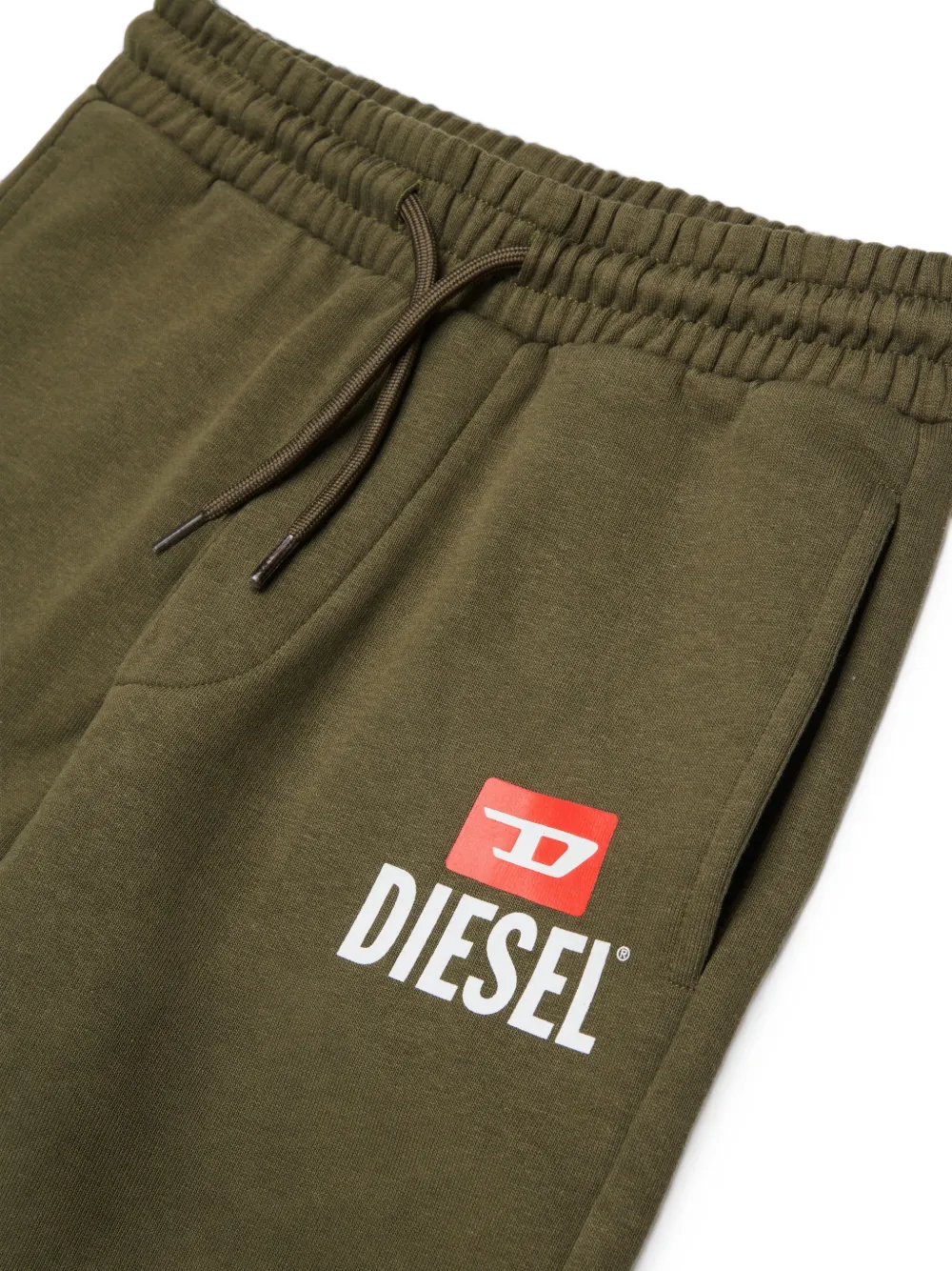 Diesel Kids Trainingsbroek met logoprint Groen