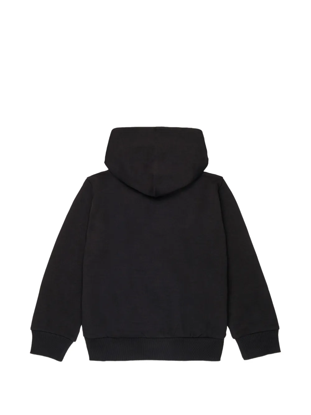 Diesel Kids logo-print hoodie Zwart