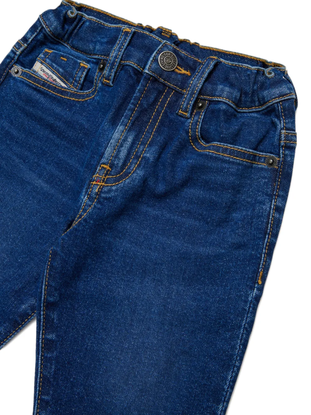Diesel Kids D-Gale jeans met contrasterend stiksel Blauw