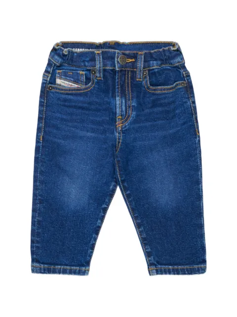 Diesel Kids D-Gale contrast-stitch jeans