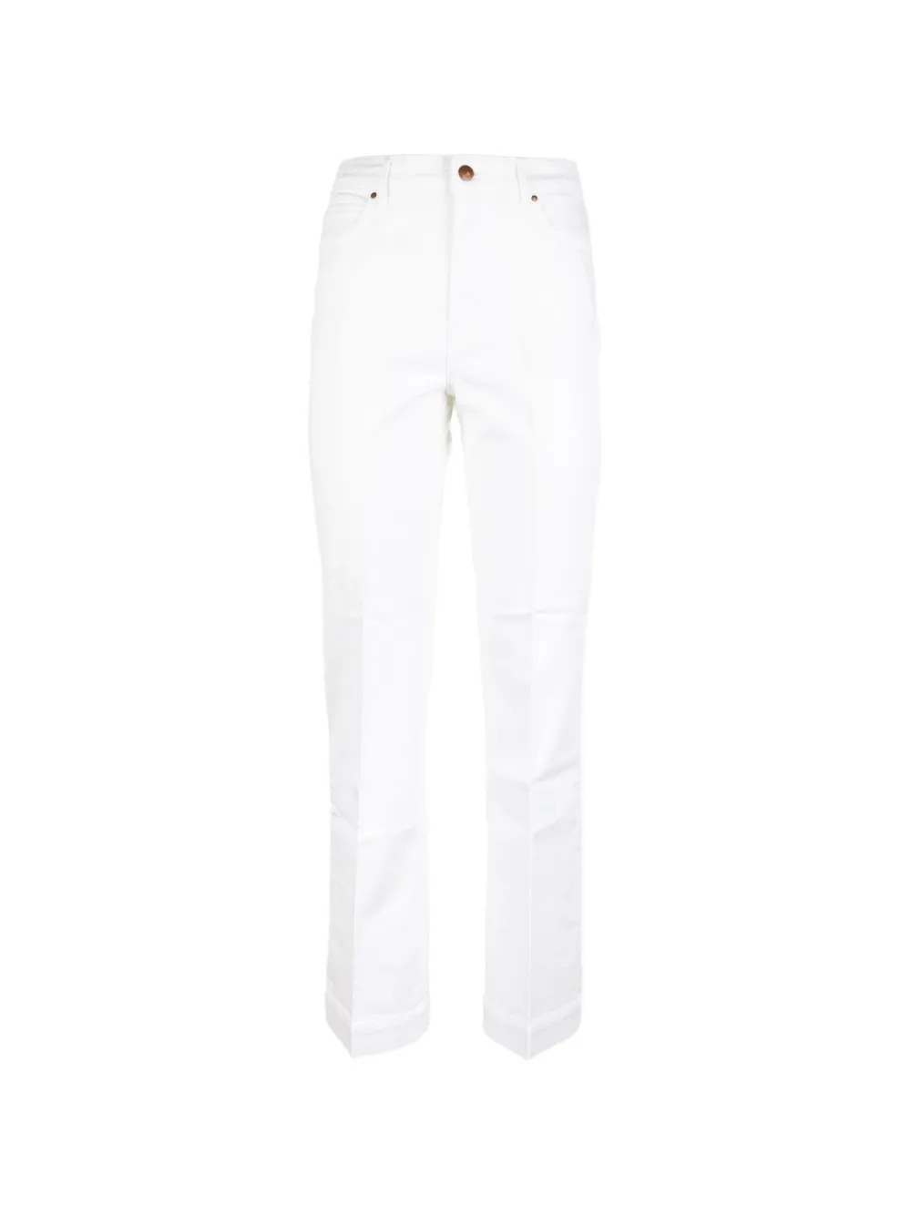 CIGALA'S pressed-crease straight-leg jeans - Bianco