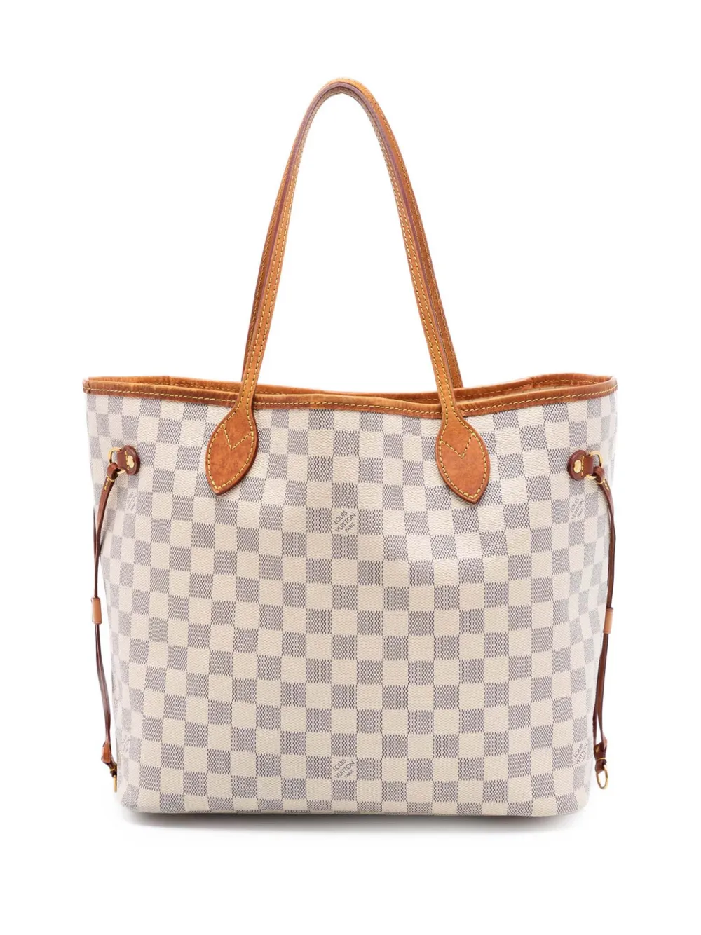 Louis Vuitton Pre-Owned 2019 Damier Azur Neverfull MM tote bag - Weiß