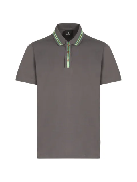 Paul Smith stripe-trim polo shirt