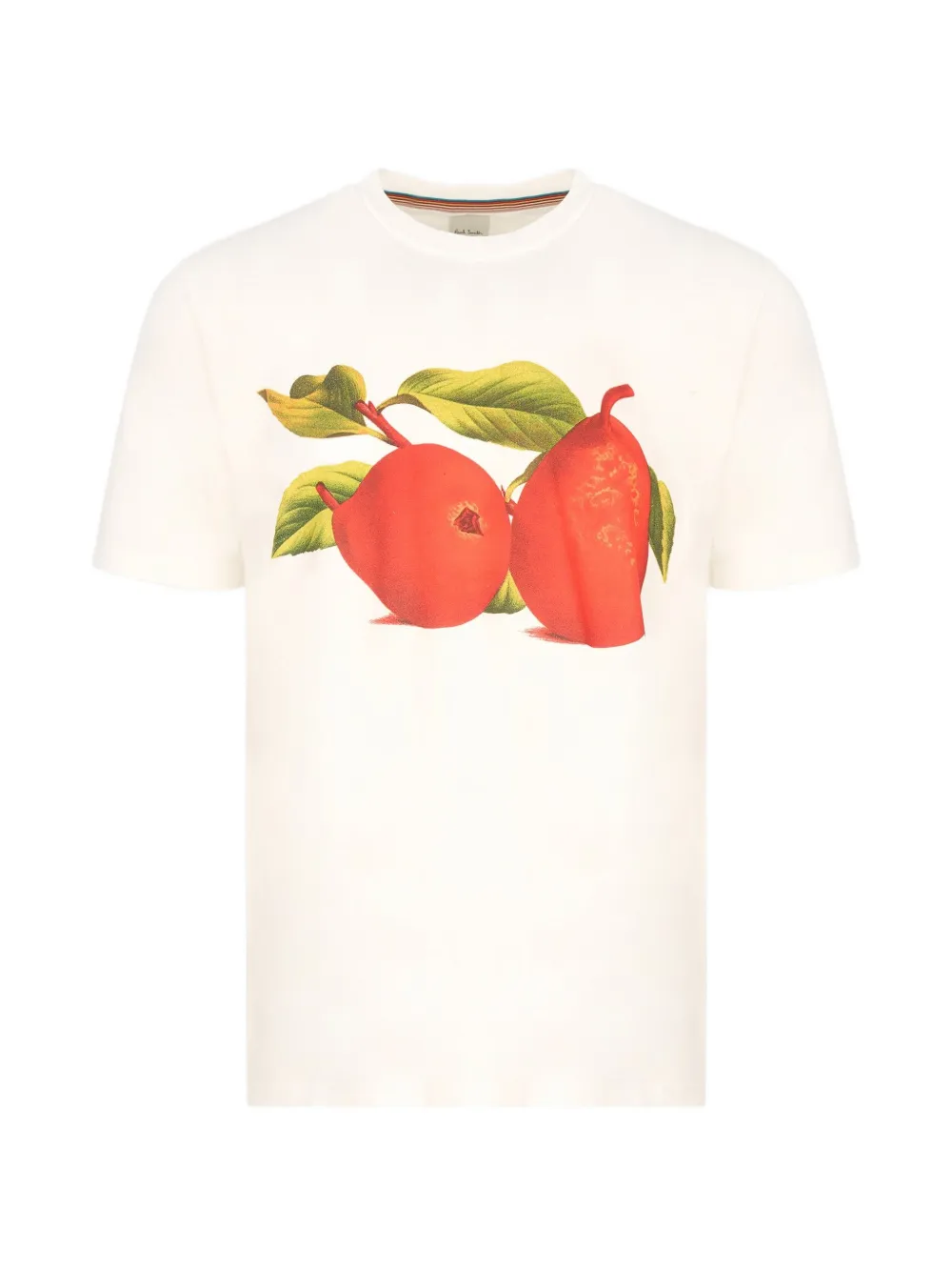 Paul Smith pear-print T-shirt Wit