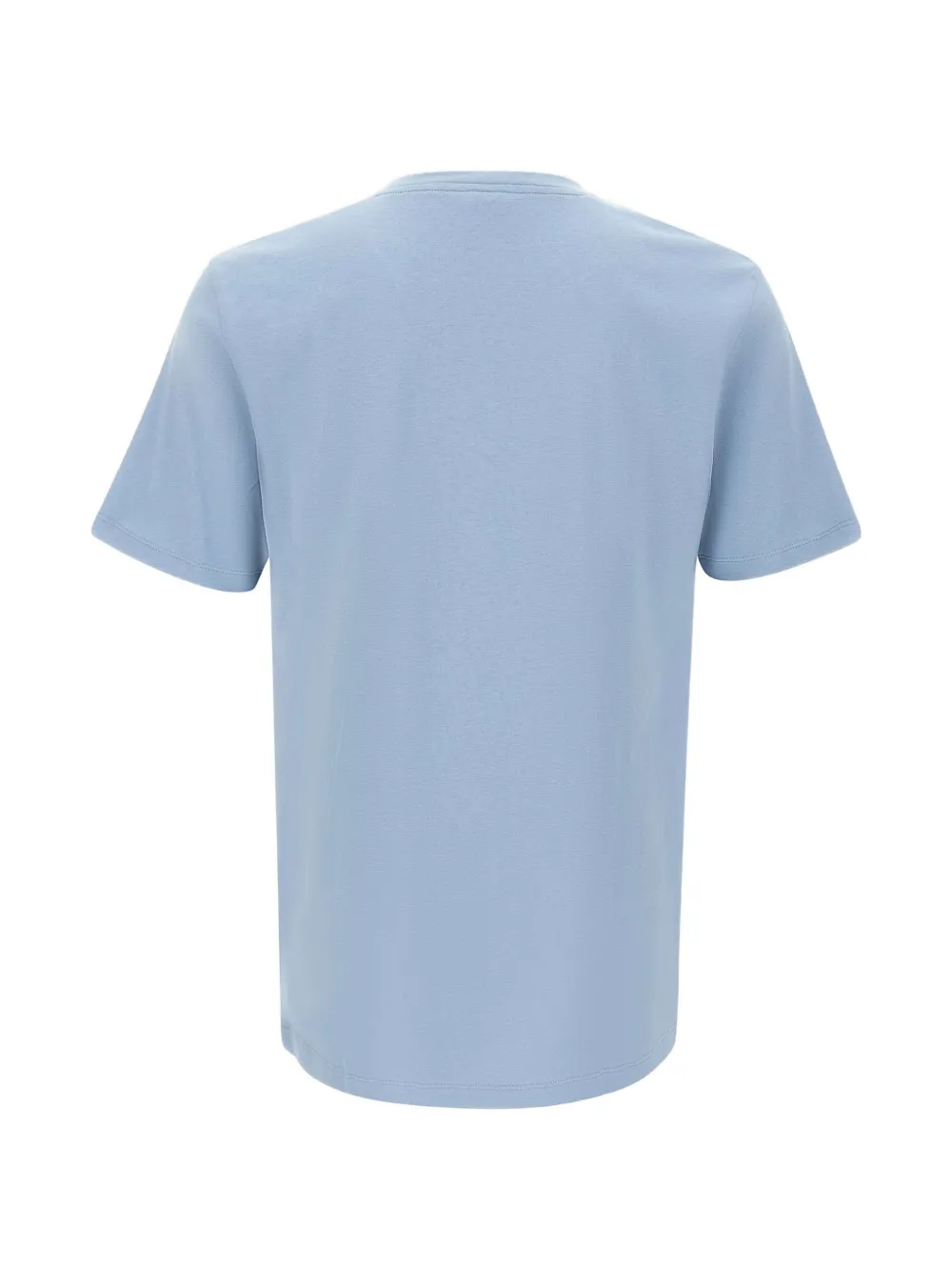BOSS Katoenen-jersey T-shirt met logo-patch Blauw