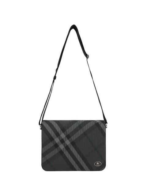 Burberry check-pattern messenger bag