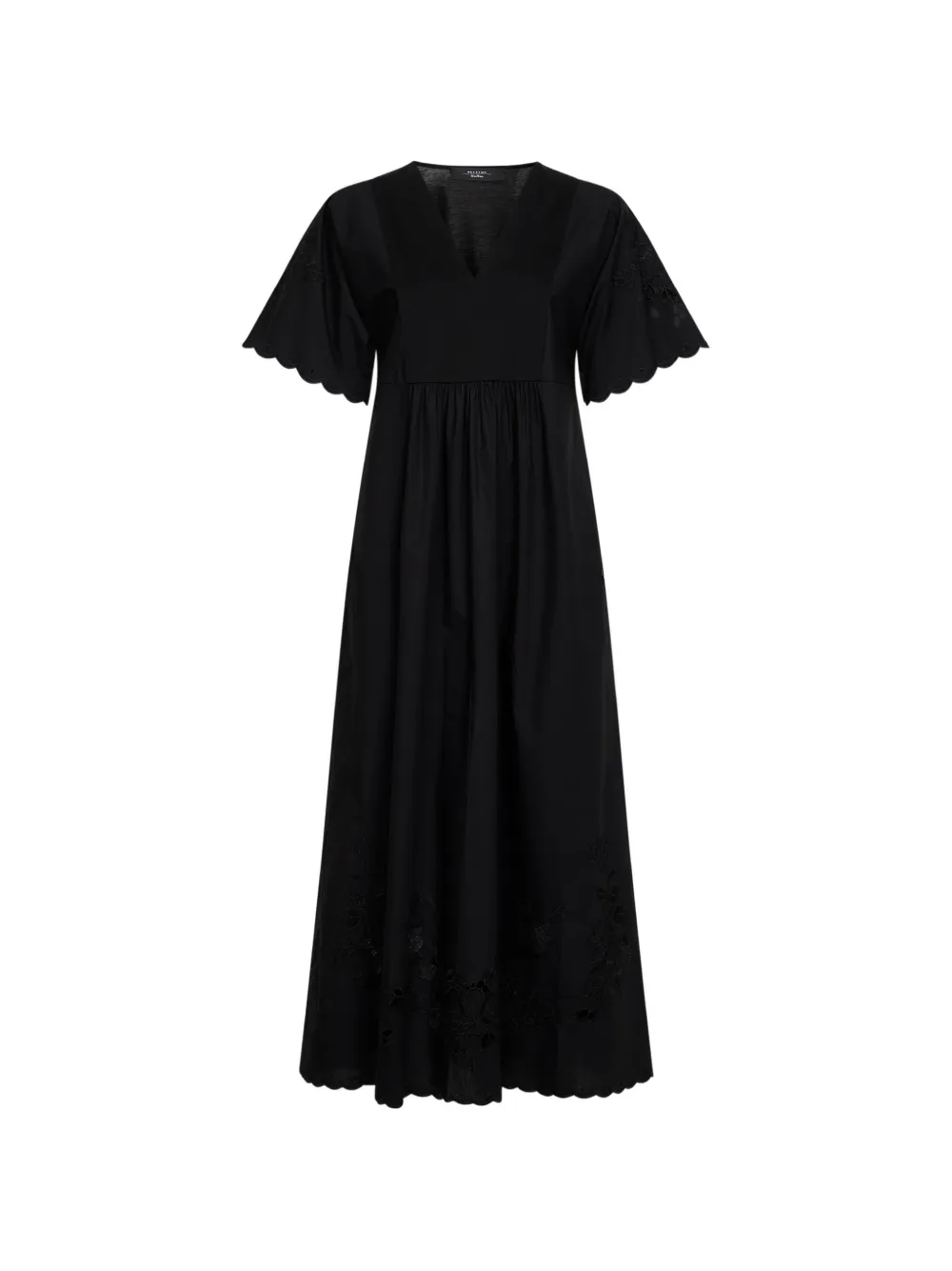 Weekend Max Mara scalloped maxi dress - Nero