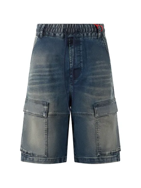 Diesel cargo denim shorts
