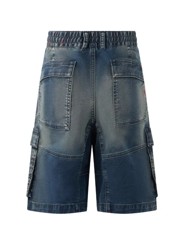 Diesel デニムショーツ Diesel カーゴデニムショートパンツ | ブルー | FARFETCH JP