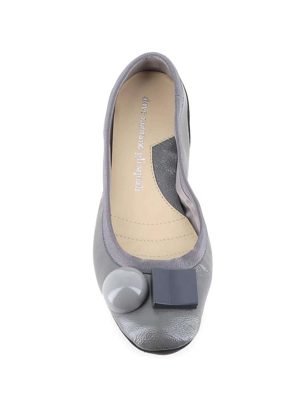 Dove Nuotano Gli Squali Lakleren ballerina's Grijs